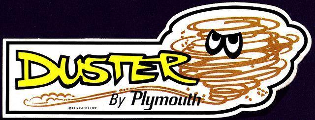 Plymouth Duster Logo - Plymouth Duster Tornado Sticker. Cars and Gearhead Stuff. Plymouth