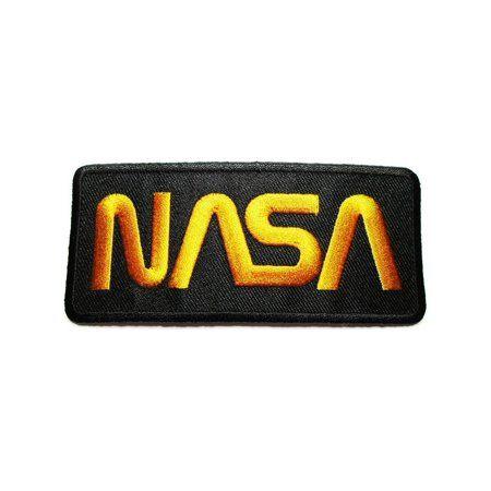 Use of NASA Logo - Nasa Logo Patch, Black/Yellow - Walmart.com