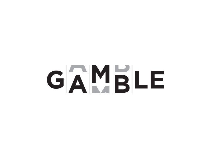 Popular Word Logo - Gamble Logo. Branding. Logo design, Logos and Logo