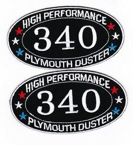 Plymouth Duster Logo - PLYMOUTH: DUSTER 340 SEW/IRON ON PATCH BADGE EMBLEM EMBROIDERED | eBay