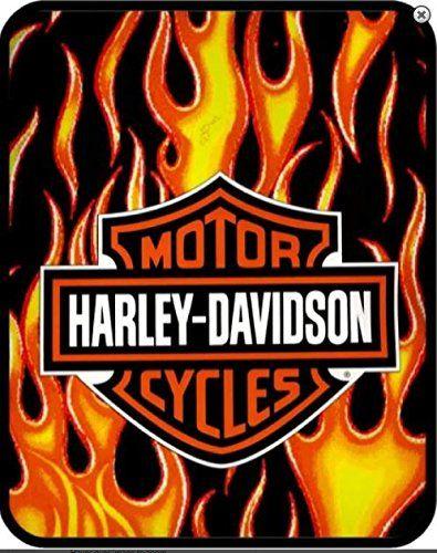 Amazon Fire Logo - Amazon.com : Harley Davidson Blanket 60 X 80 Fresh FIRE Logo