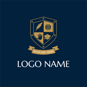 Emblem Logo - 45+ Free School Logo Designs | DesignEvo Logo Maker