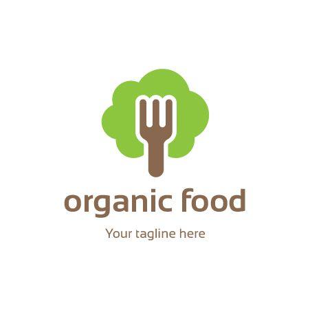 Green Food Logo - Buy Organic Food Logo Template Template for $10!