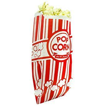 Red White Twist Logo - Amazon.com: Popcorn Bags Coated for Leak/Tear Resistance. Single ...