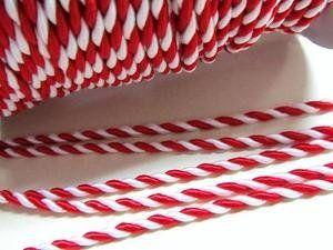 Red White Twist Logo - Amazon.com : Roll Of 25 Yards Red White 2mm Braided Twist Twine Cord