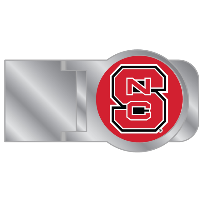 Red Block White Cross Logo - NC State Wolfpack Red Block S Classic Cut Money Clip – Red and White ...