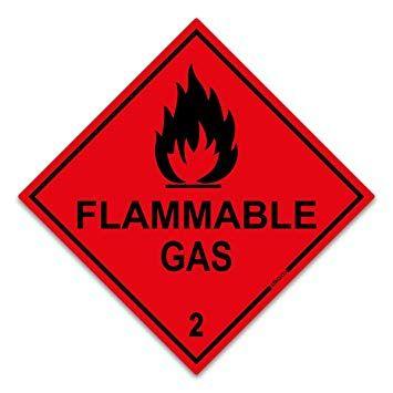 Car with Red Diamond Logo - HazChem Flammable Gas 2 100mm red HSE diamond vinyl safety sticker ...