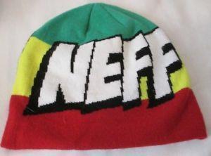 Neff Headwear Logo - Neff Headwear Cartoon Beanie Soft Knit Slightly Slouchy Logo Unisex
