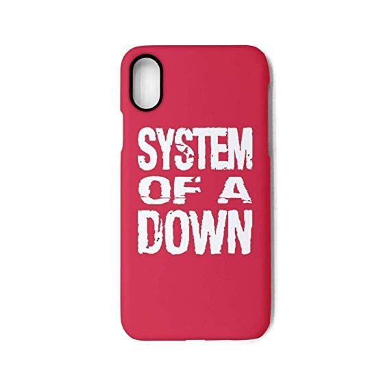 Pink System of a Down Logo - American Cool Band Logo iPhone case Ultra Soft Elastic