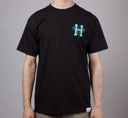 HUF Diamond Supply Logo - Diamond Supply Co. x HUF Classic H Diamond T-Shirt (Black/Tiffany ...