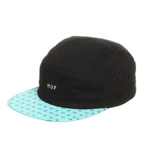 HUF Diamond Supply Logo - HUF x Diamond Supply Co. - Repeat Volley Cap (Black / Tiffany Blue ...