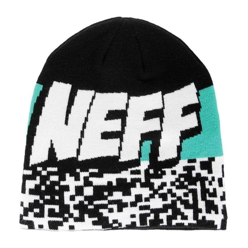 Neff Headwear Logo - Neff Headwear Cartoon Beanie Soft Knit Slightly Slouchy & Digi Knit