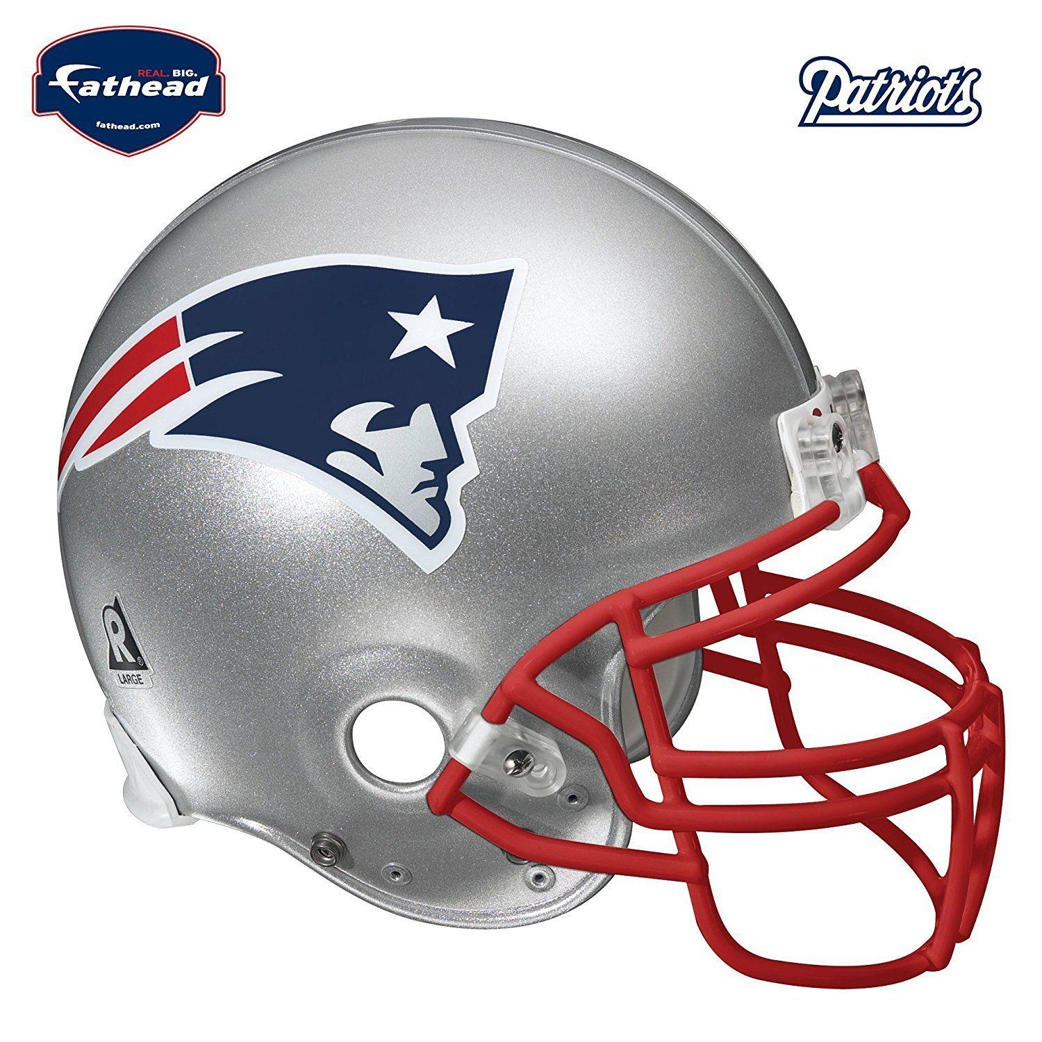 Patriots Helmet Logo - Buy New England Patriots FATHEAD Team Helmet Logo Official NFL Vinyl ...