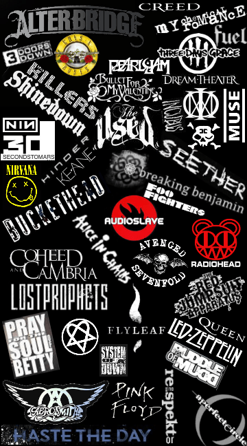 Pink System of a Down Logo - Shinedown, Seether, 3 Doors Down, Breaking Benjamin, Foo Fighters ...