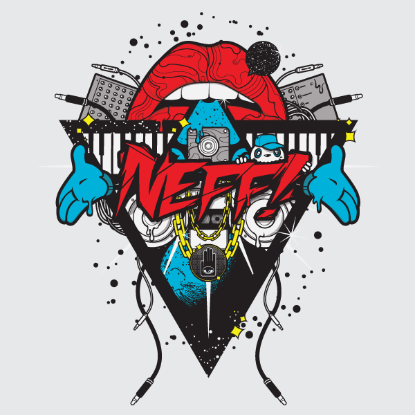 Neff Headwear Logo - Jared Nickerson - Intergalactic Neff