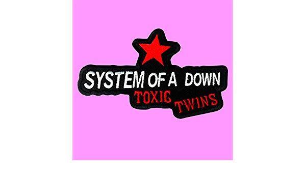 Pink System of a Down Logo - System Of A Down Toxic Twins Star Punk Rock Music SOAD Iron On