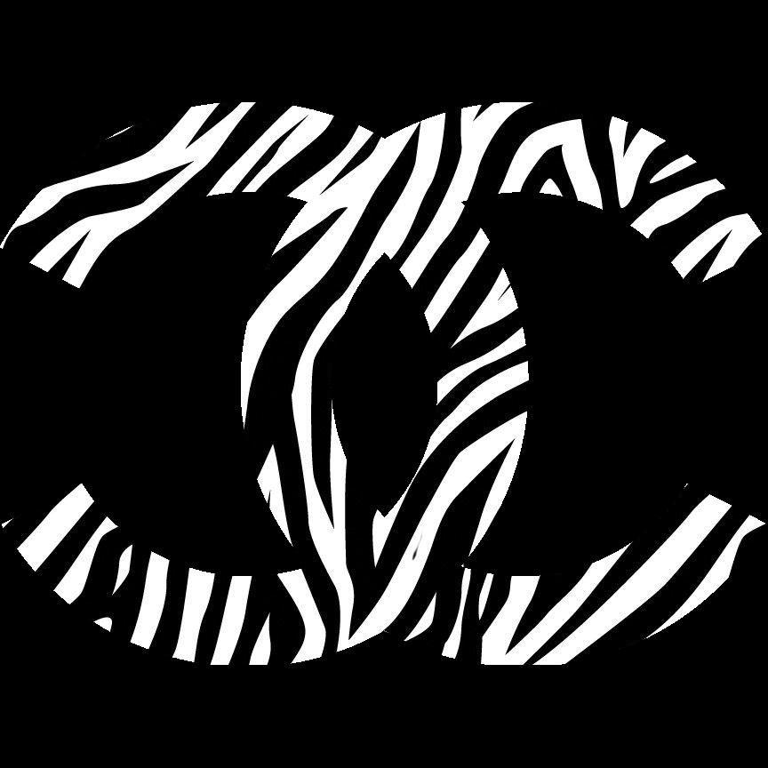 Chanel Zebra Logo - Chanel CC Stickers (Set of 12) size 1