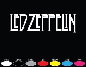 LED Zeppelin Band Logo - Led Zeppelin Band Logo Bumper Car Window Laptop Guitar Wall Vinyl ...