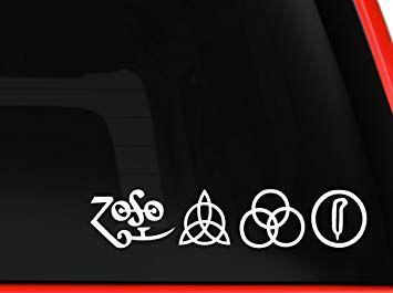 LED Zeppelin Band Logo - Amazon.com: Led Zeppelin Rock Band Logos Car truck laptop macbook ...