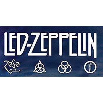British Rock Band Logo - Amazon.com: Led Zeppelin British Rock Band Album Logo silhouette car ...