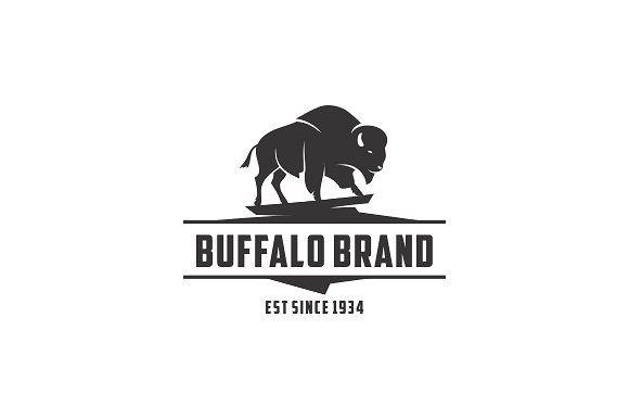 Buffalo Logo - Buffalo Brand Logo ~ Logo Templates ~ Creative Market