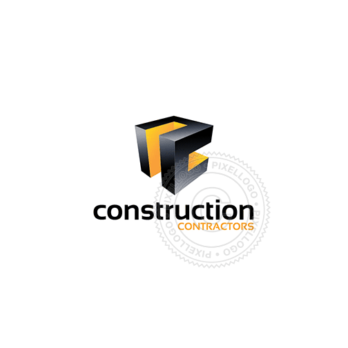 Modern Construction Logo - Modern Construction Logo - Black box shaped like C | Pixellogo