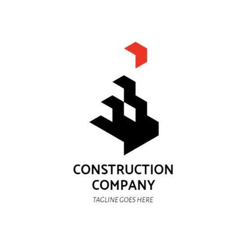 Modern Construction Logo - Fully Customizable Construction Logo Templates