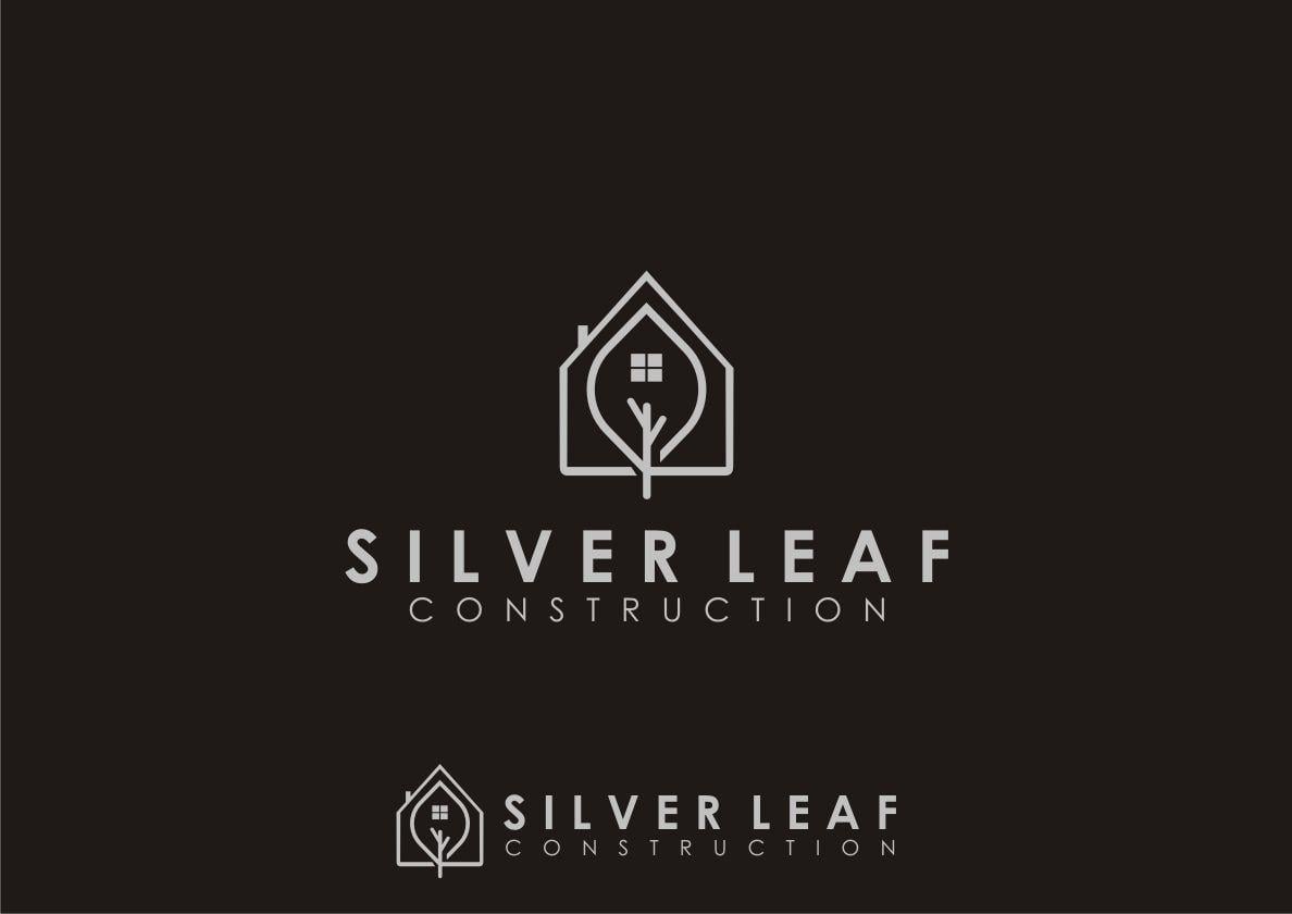 Modern Construction Logo - Serious, Modern, Construction Logo Design for Silver Leaf