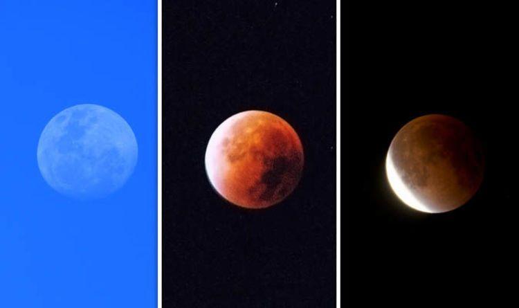 Popular Blue Partial Moons in a Circle Logo - Blue Moon 2018: When is the Super Blue Blood Moon? | Science | News ...