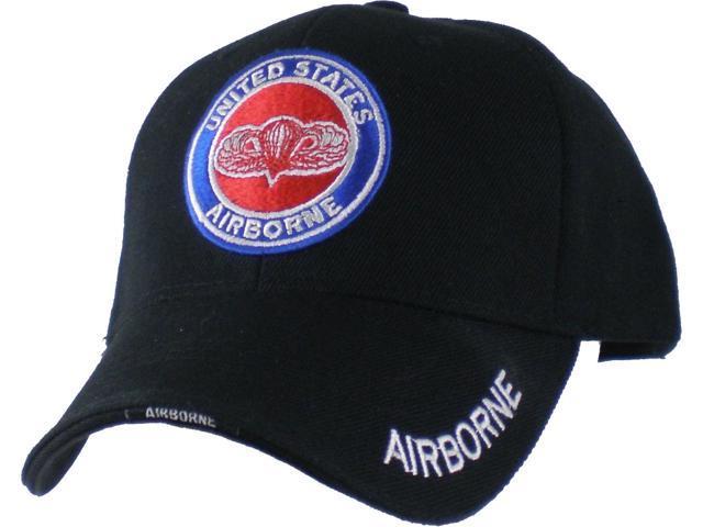 Round Newegg Logo - US Honor United States Airborne Wings Logo Round Emblem Mens Cap