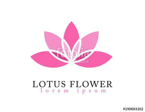 Lotus Flower Logo - Lotus Flower Logo Stock Image And Royalty Free Vector Files