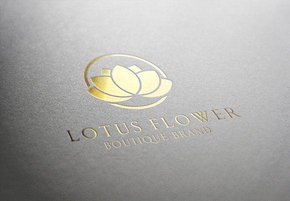 Lotus Flower Logo - Lotus Flower ~ Logo Templates ~ Creative Market