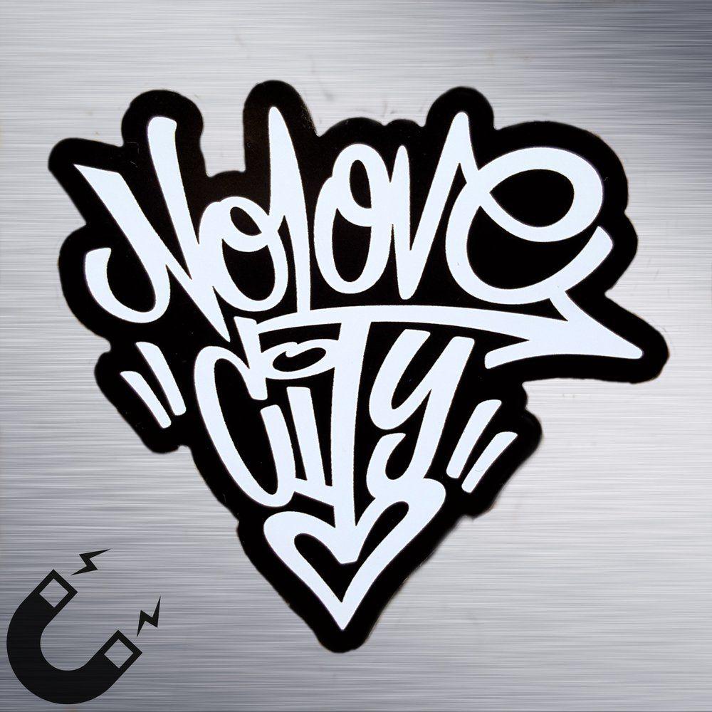 Graffiti Logo - Graffiti Logo Button | No Love City®