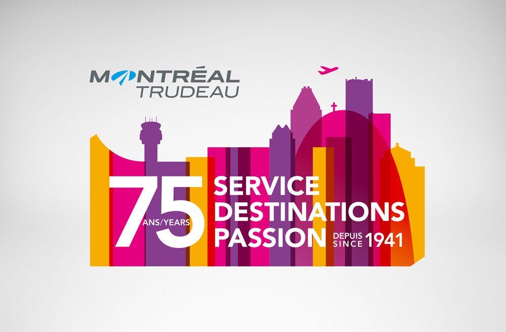 Trudeau Logo - Cabana Séguin creates logo celebrating the 75th anniversary