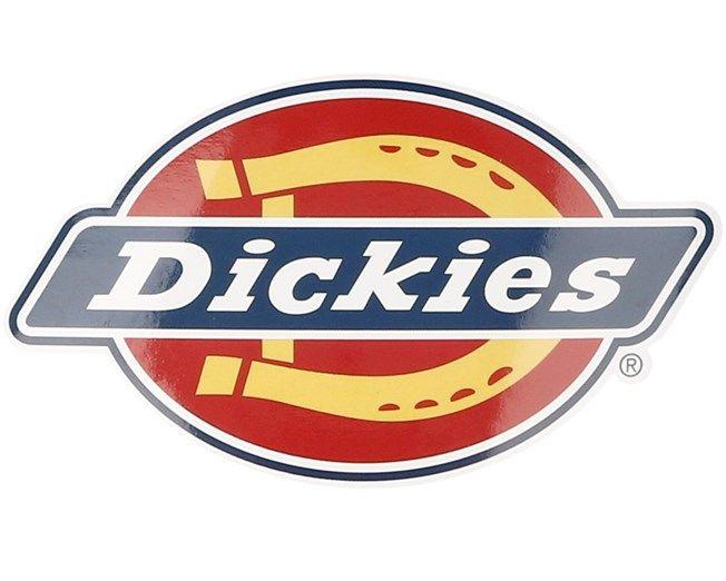 Red Dickies Logo - Sticker Basic Logo 7,5x13 CM Small Red - Dickies accessories ...