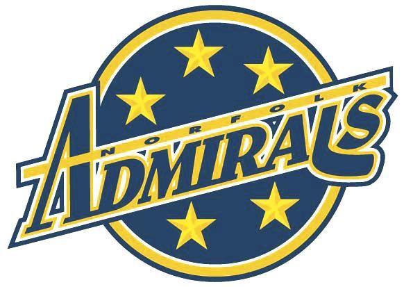 Admirals Logo - Raised Anchor: Norfolk Admirals Unveil A New Look Logo. Norfolk