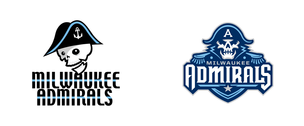 Admirals Logo - Brand New: New Logos for Milwaukee Admirals by Studio Simon