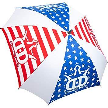 Product Red White and Blue Sports Logo - Dynamic Discs Logo Square Disc Golf Umbrella Disc Golf Umbrella ...