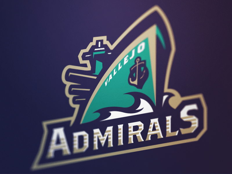 Admirals Logo - Admirals. Sports Mascot Branding. Logo design, Logos, Sports logo