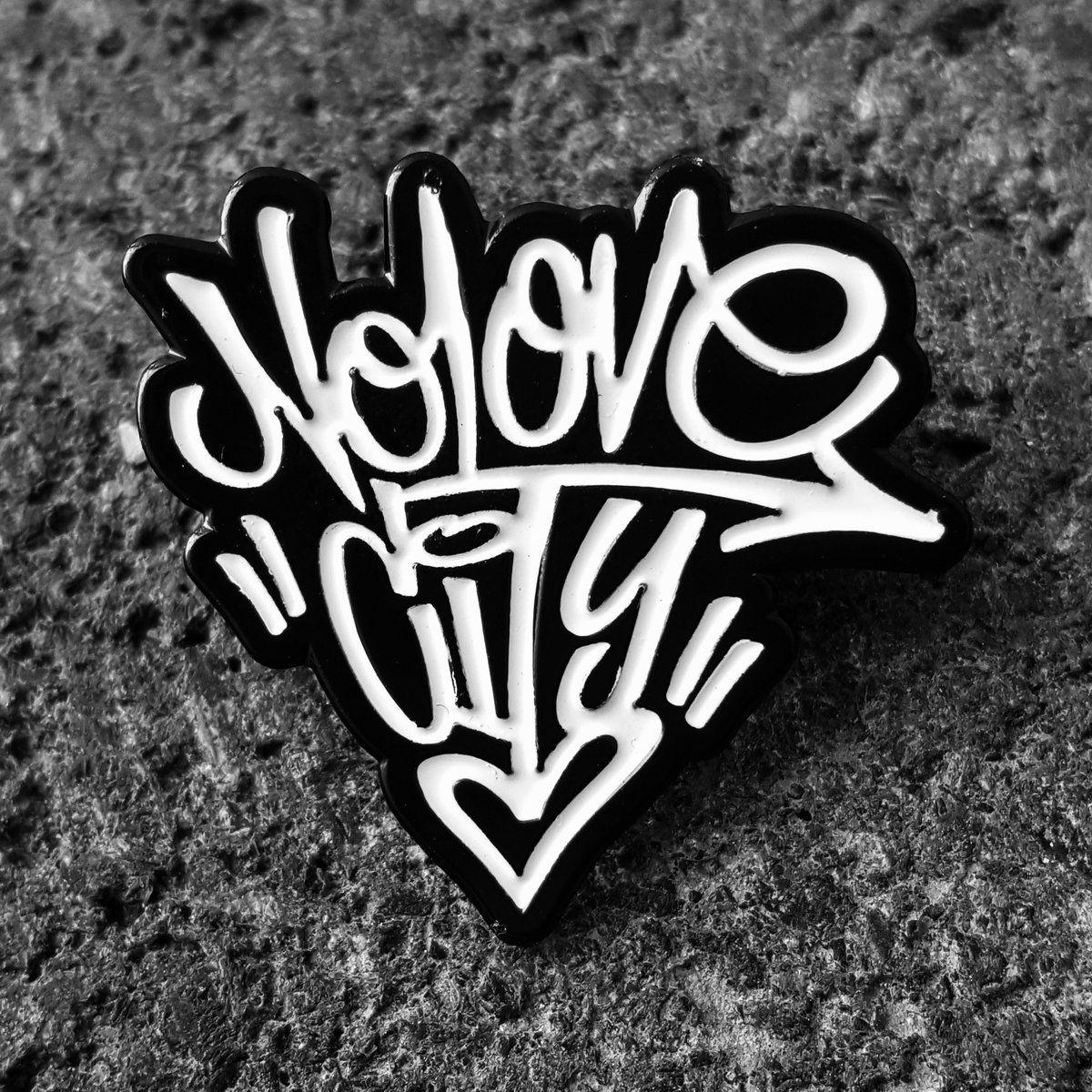 Graffiti Logo - Graffiti Logo Enamel Pin | No Love City®