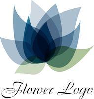 Blue Lotus Flower Logo - Lotus Flower Blue Fashion Logo Vector (.AI) Free Download
