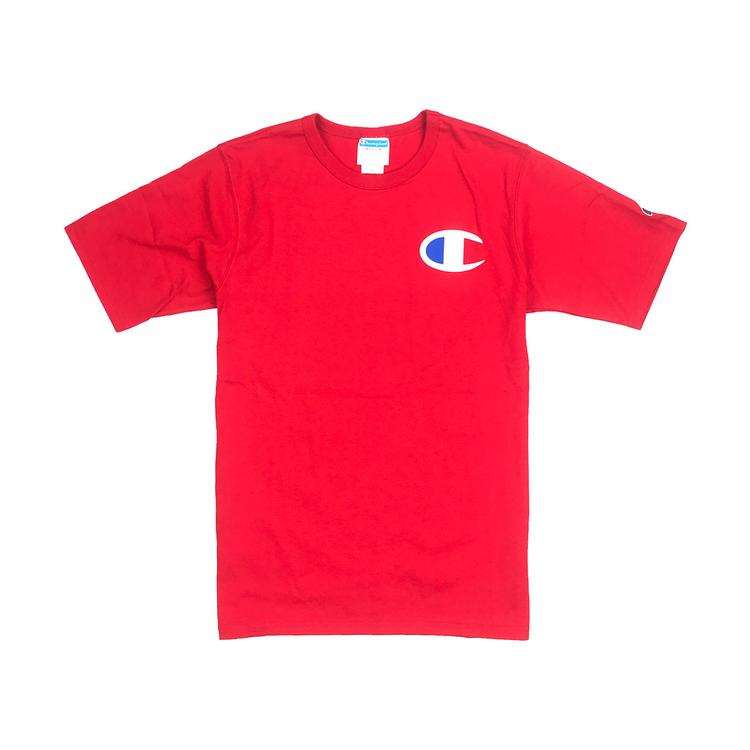 Big Red C Logo - Champion Big C Logo T Shirt