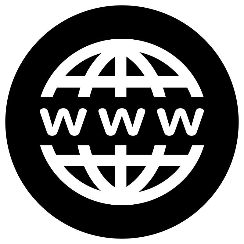 Black and White Internet Logo - White Internet Logo Png Images