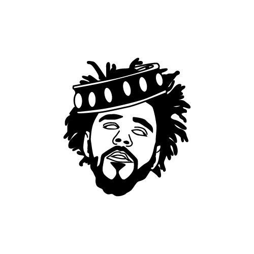 J Cole Logo - J. Cole KOD Hip Hop Stickers Car Decals - Peeler Stickers | Peeler ...