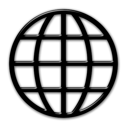 Black and White Internet Logo - 11 Internet Globe Icon Black White Images - Black and White Web ...