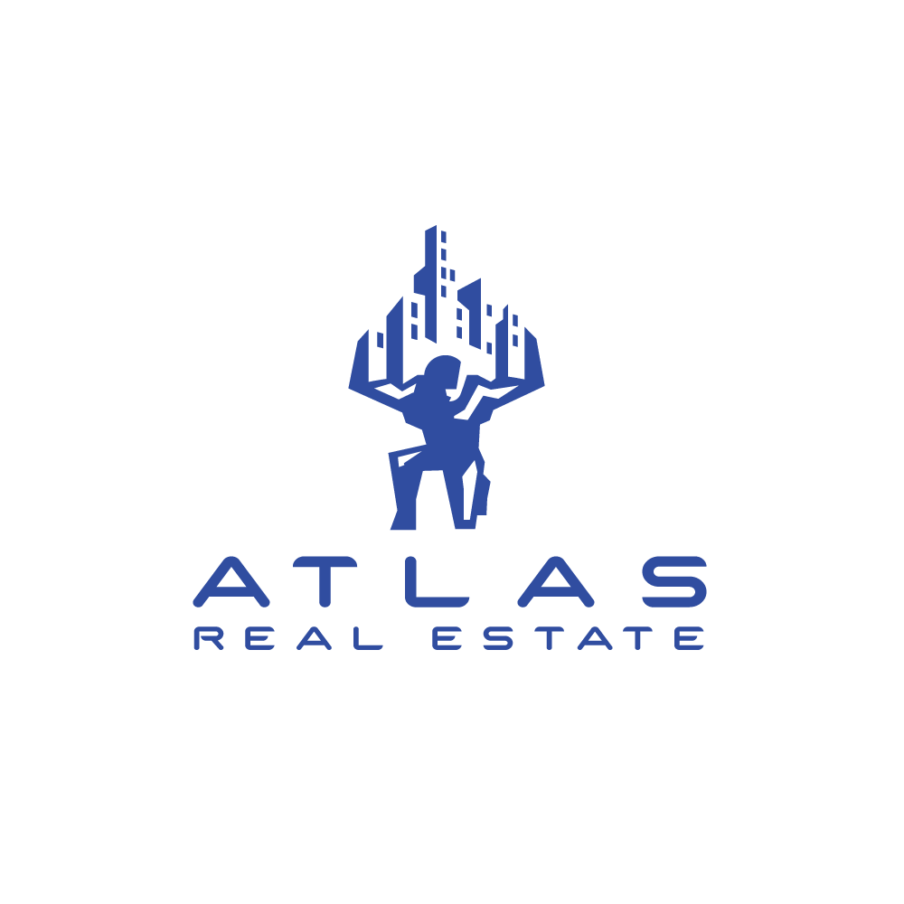 Atlas Logo - SOLD: Atlas Capital—Man Holding City Buildings Logo | Logo Cowboy