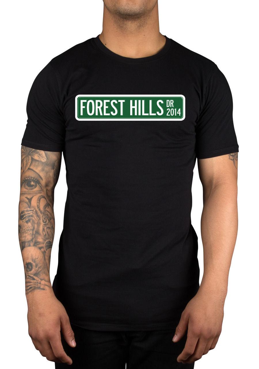 J Cole Logo - J Cole Forest Hills Drive Logo T Shirt Clothing Tee Dreamville Born