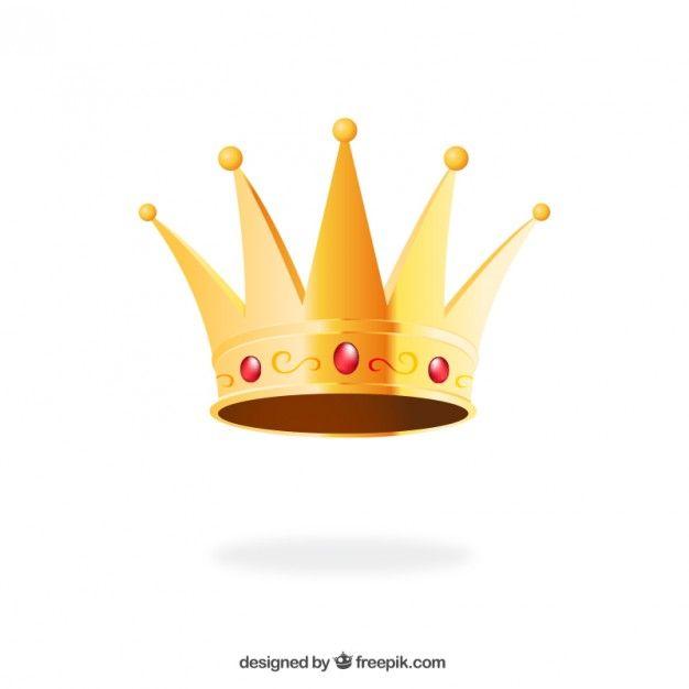 Gold King Crown Logo - Golden king crown Vector