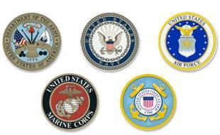 United States Military Logo - Thank you United States military service members!