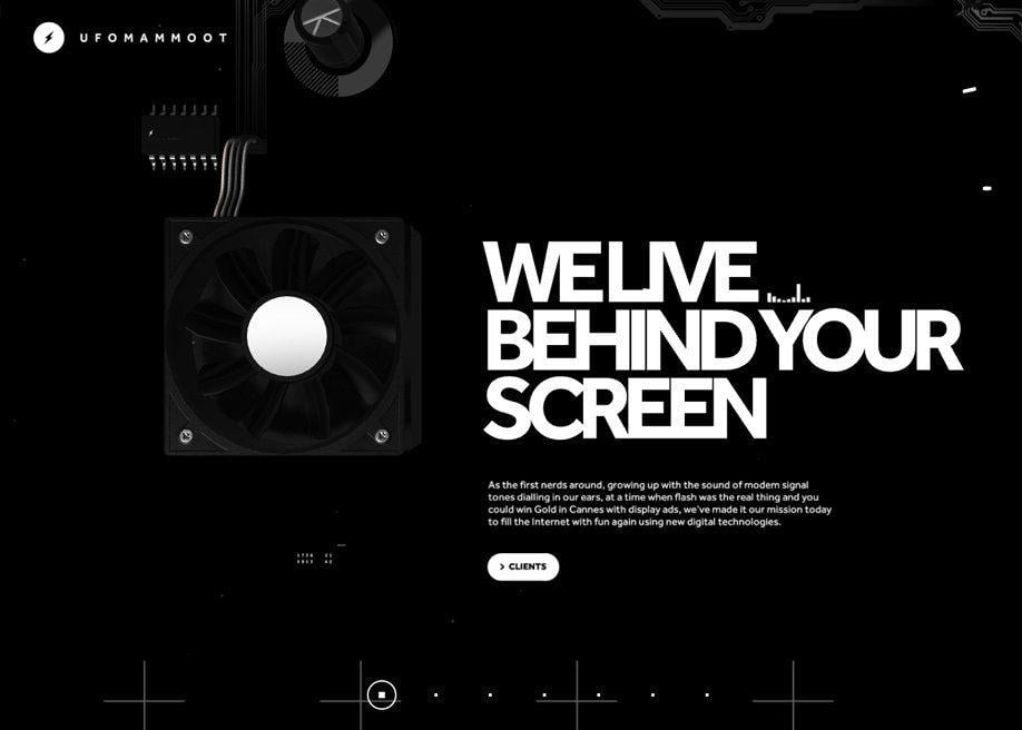 Black and White Internet Logo - 50 Beautifully Designed Black Websites